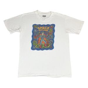 Vintage 1999 Space Explorer T-Shirt XL Wildwood Single Stitch